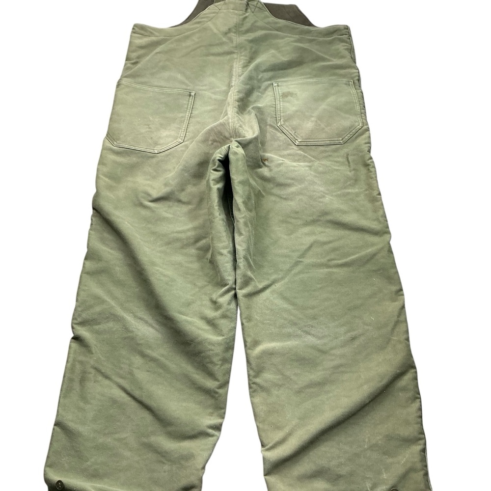 Vintage US Navy olive drab green Cold Weather Deck Coveralls WWII size Medium